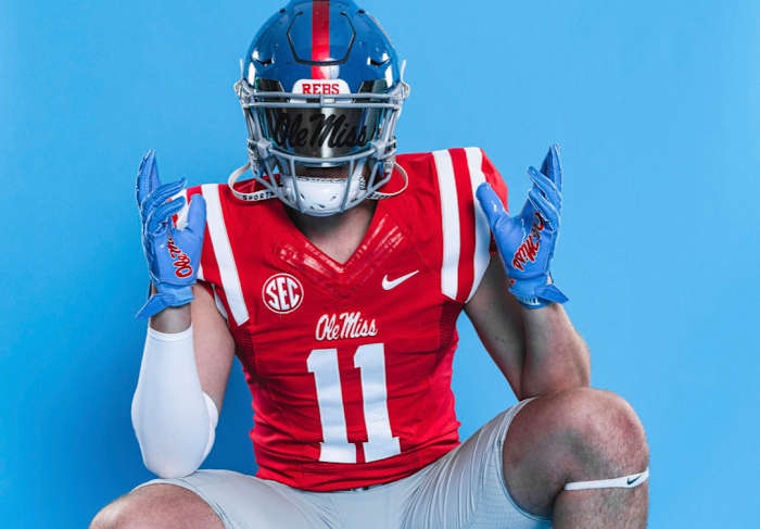 2024 Three-Star tight end Dillon Hipp committed to the Ole Miss Rebels in August.